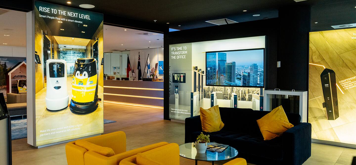 Prime Minister of Finland Sanna Marin opens KONE's Experience Centre in